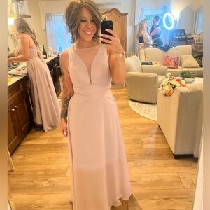 Christina Wu Bridesmaid Dress - Morganite